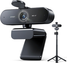 NOVA 4K Webcam with Tripod - 4K UHD, PDAF Autofocus, Adjustable Heights with 360 picture