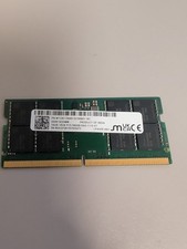 Micron 16GB DDR5 5600 MHz PC5 1Rx8 SODIMM Laptop Memory RAM MTC8C1084S1SC56BD1 picture