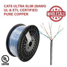 Cat6 UTP CM 28AWG 4 Pair Stranded ETL Certified, UL Listed, Solid Pure Copper picture
