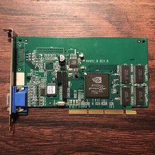 NV891.0, P38C01V NVIDIA 32MB GeForce 2 MX AGP Vintage Video Card VGA Output picture