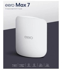 eero Max 7 Tri-Band Mesh Wi-Fi 7 Router - 10 Gbps Ethernet - White picture