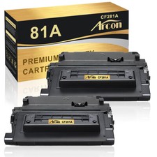 2 Pack CF281A Black Toner Compatible With HP 81A LaserJet Enterprise M605n M606x picture