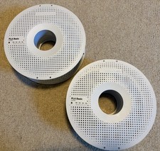 2 Pack of Bambu Labs Reusable Spools, Jade White and BlCk Used, Empty picture