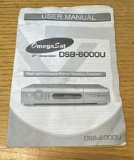User Manual for Omegasat DSB-6000u Digital Satellite Receiver picture
