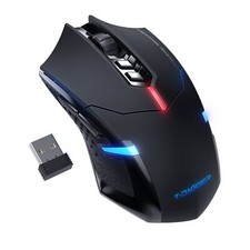 Wireless Gaming Mouse- USB Cordless PC Accessories Computer Mice with LED Bac... picture