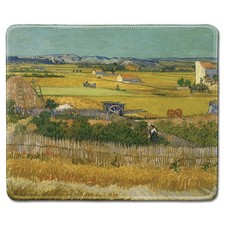 dealzEpic Art Mousepad Van Gogh The Harvest Stitched Edges picture