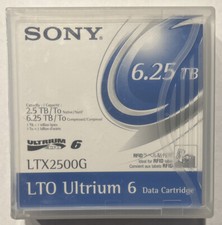 Sony LTX2500G LTO 6 Ultrium Data Cartridge 2.5 TB / 6.25 TB picture