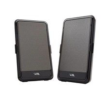 Cyber Acoustics CA-2988 USB Portable 2-Piece Speaker System USB black VTG picture