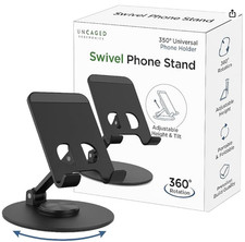 Uncaged Ergonomics 360° Swivel Rotating Adjustable Phone Stand for Desk, Portabl picture