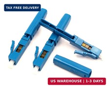 10pcs LC UPC Fiber Optic Quick Connector wiht Matched Tools Single Mode Me picture