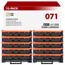 10PK CRG-071 Toner Cartridge for Canon 071 ImageCLASS LBP122dw MF273dw MF272dw picture