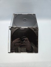 CD JEWEL CASES • Lot of 14 NEW Slim Black Clear Compact Disc Game Holders Snap picture
