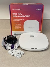 Aruba HPE Instant On Access Point Indoor AP25 4x4 WiFi 6- USED UNTESTED picture