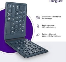 TARGUS Wireless Folding Keyboard Ultra-Compact Bluetooth Windows iOS Android NEW picture