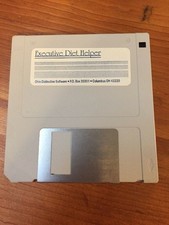 Vintage Macintosh Executive Diet Helper Floppy Disk Ohio Distinctive Software picture