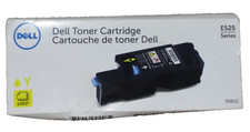 NEW Genuine Dell E525 Series Toner Cartridge 1400 Pages Yellow 3581G picture
