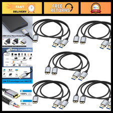 1.5ft USB 3.0 Micro B Cable 10-Pack, 5 Gbps Data Sync for External Hard Drives & picture