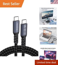High-Speed USB C to USB C Cable 6Ft - 20Gbps Transfer & 4K Video Output picture