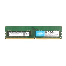 New Crucial 16GB DDR4 2666MHz PC4-21300 2RX8 ECC UDIMM Memory Ram CT16G4WFD8266 picture