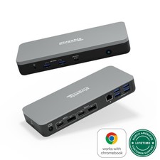 Plugable 12-in-1 Dual 4K USB-C Docking Station, Works With Chromebook picture