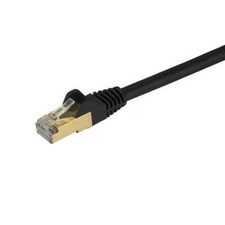 StarTech C6ASPAT6INBK 6In CAT6A Gigabit Ethernet Cable Snagless RJ45 PoE Black picture
