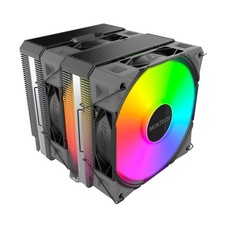 Dual-Tower CPU Air Cooler, 6 Heat Pipes, 2 Fans, AMD/Intel Socket Support, High- picture