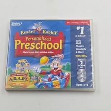 Reader Rabbit Personalized Preschool Deluxe (2 CD-ROM Set) (Compatible with W... picture