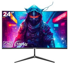 Gawfolk GF240D Gaming Monitor 165Hz/180Hz 24-inch 1080p Curved Computer PC picture