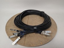 Lot of 4 Tripp Lite N280-07M-BK 10GbE SFP+ DAC Twinax Cables 7M Used picture