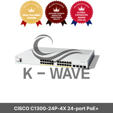 CISCO C1300-24P-4X 24-port PoE+ Gigabit Switch 10G 4SFP / Express picture