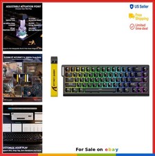 60 Percent Gaming Keyboard Hall Effect Magnetic Switch RGB Hot Swap USB-C Wired picture