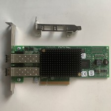 NEW HP AJ763A AJ763-63002 489193-001 EMULEX LPE-12002 WITH 2x AJ718A Transceiver picture