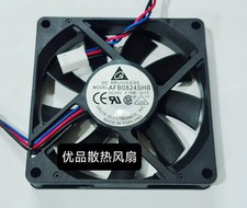 Delta AFB0824SHB 8015 24V 0.26A 8CM 3-Wire Ball-Bearing Cooling Fan picture