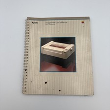 Vintage 1983 Apple Macintosh ImageWriter Printer User’s Manual Only picture