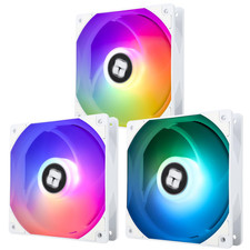 TL-C12CW-S X3 CPU Fan 120mm White ARGB Case Cooler, 4pin PWM Silent Computer picture