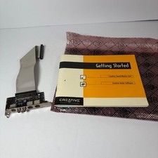 Creative Sound Blaster Live CT4660 Digital I/O Daughterboard Card ONLY + Manual picture
