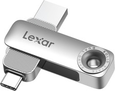 Lexar D50E 256GB Solid State Dual Drive, USB Flash Drive up to 400Mb/S Read, 360 picture