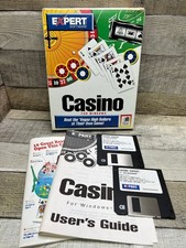Expert Software Casino IBM PC Windows 3.1 95 3.5 Floppy Disk 1.44MB Vintage picture