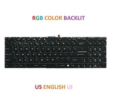 MSI Keyboard for GE62 GE62VR GE72 GE72VR Full RGB Colorful Backlit - US English picture