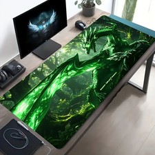 1pc Large Gaming Desk Mat Compatible for PC/Laptop, Non-Slip Rubber Base & Sui picture