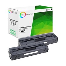 TCT 2PK For Canon FX3 - 1557A002BA Black Laser Toner Cartridge Printers picture