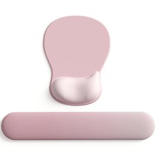ErgoComfort Gel Wrist Rest Mouse 10.2L x 7.9W inches, 09PinkSerenity Set picture