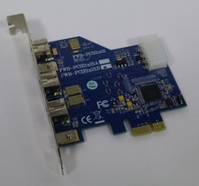 Firewire 800 3-Port PCIe x1 Host Card 46FWB-PCIE1X21B FWB-PCIE1X21B picture
