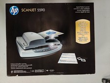 HP ScanJet 5590 Flatbed Scanner w/Duplex 50 sheet ADF & 35mm slide & neg adapter picture