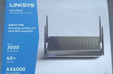 ✳️ Linksys Max Stream AX6000 MR9600 Dual-Band Mesh FAST Wi-Fi 6 Router New Seal picture