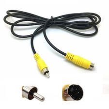 4-pin Din PS2 S-Video Male to RCA Male Converter Cable Video Adapter Cord For... picture