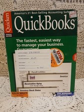 New Vintage QuickenQuickbooks Version 5.0 windows 95 windows 3.1 3.5” Diskettes picture
