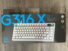 Logitech G G316 X 75 Wired Mechanical Gaming Keyboard – White – Tactile picture