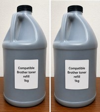PREMIUM BULK Black Toner Refill for Brother TN-221 TN-225 HL-3150 MFC-9130 (2KG) picture
