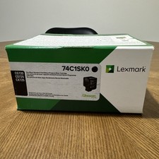 Lexmark 74C1SK0 One Black Standard Yield Return Program Toner Cartridge picture